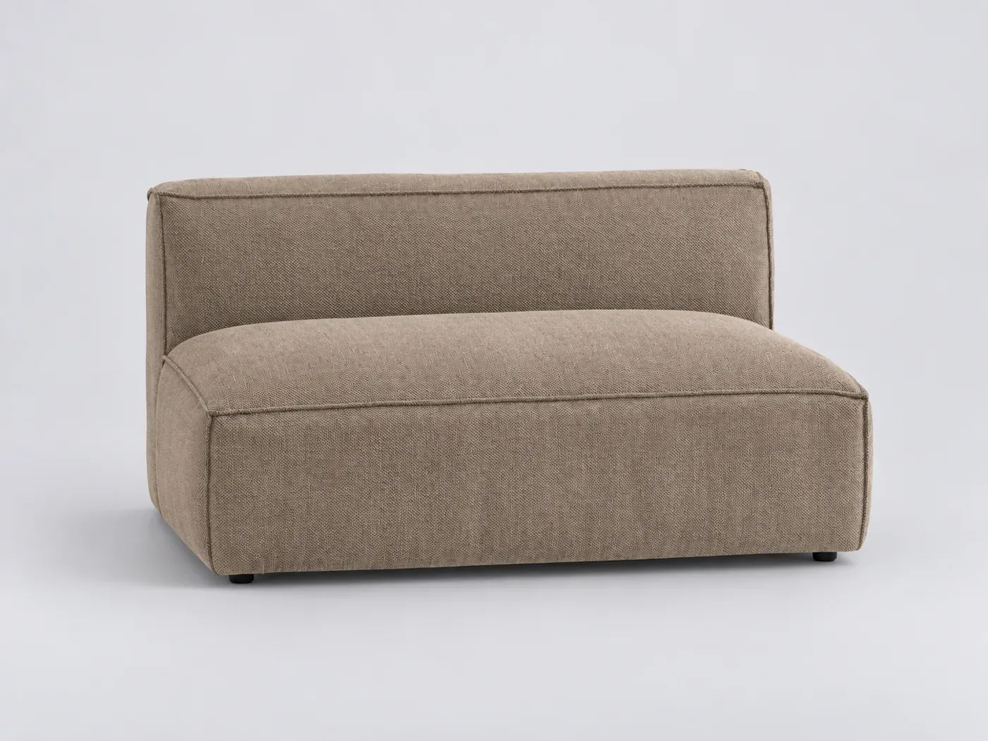 Canapé Seven La Redoute, 2 places modulable fixe, coloris taupe