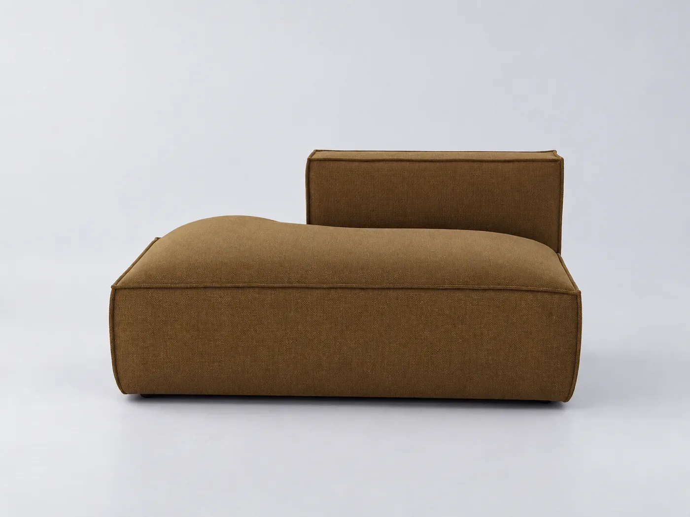 Canapé Seven La Redoute, modulable fixe, coloris caramel