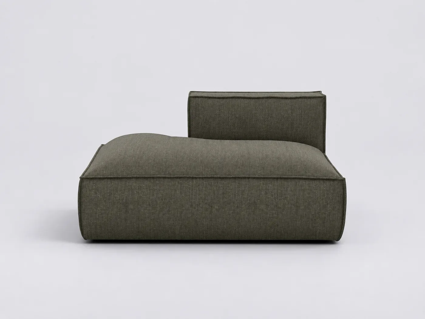 Canapé Seven La Redoute, modulable fixe, coloris vert