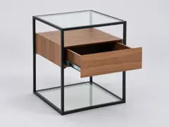 Canapé Aspen Maisons du Monde, droit fixe, coloris bout de canape 1 tiroir