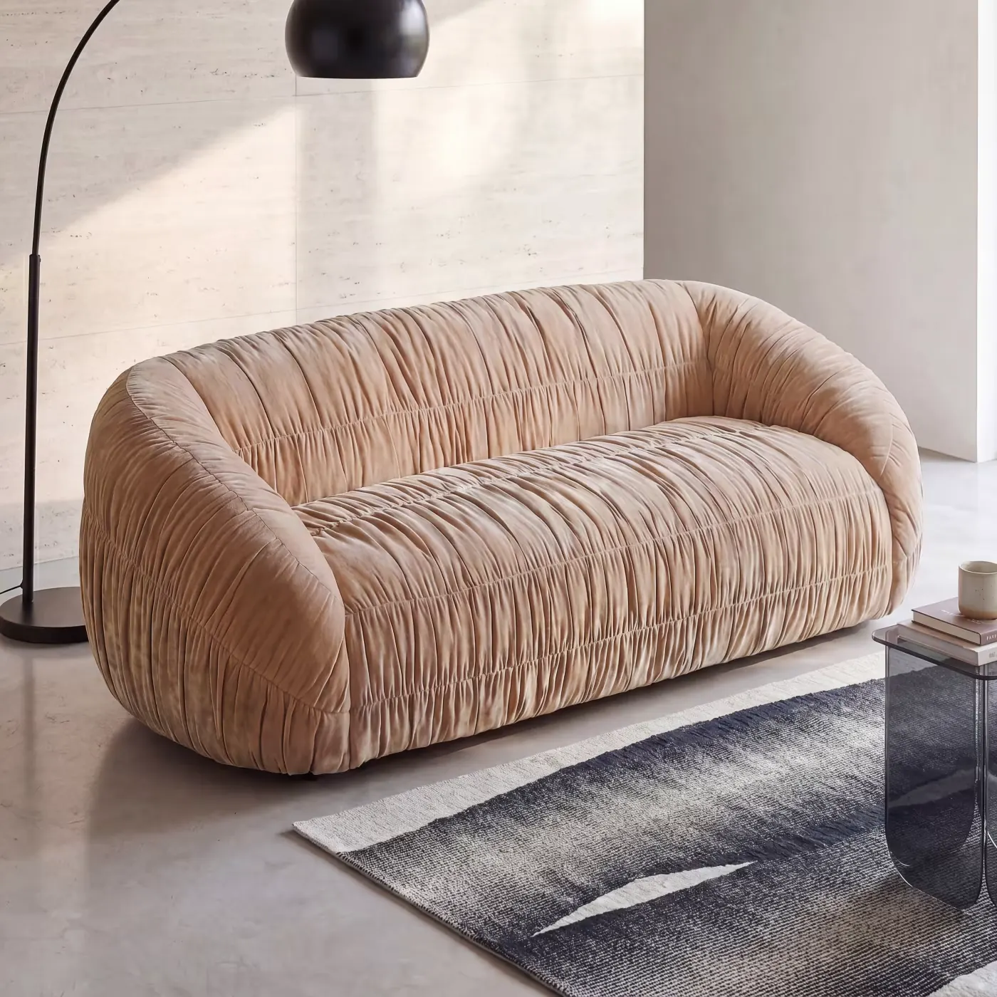 Canapé Dixon Maisons du Monde, 3 places droit fixe