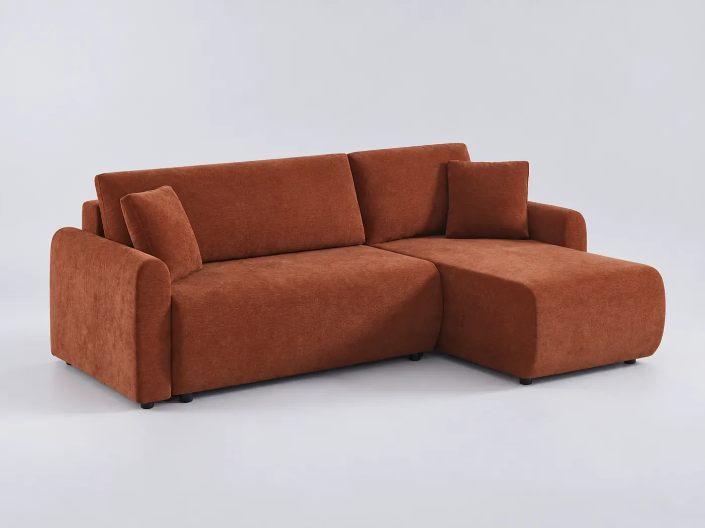 Canapé Berlin Maisons du Monde, 3 places d'angle convertible réversible