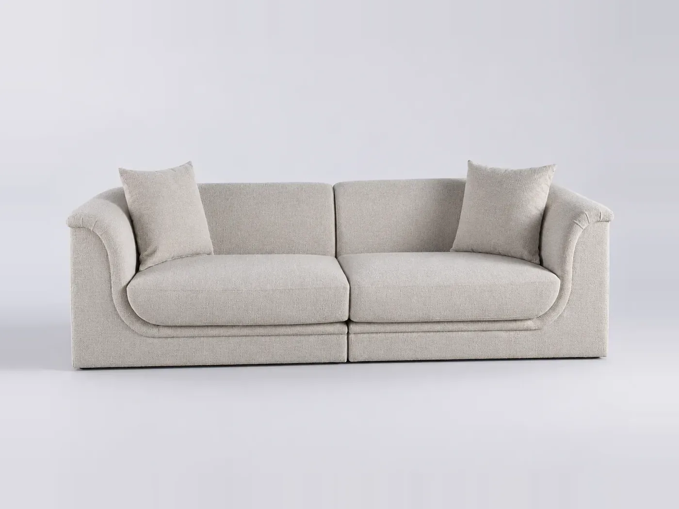 Canapé Ewing Maisons du Monde, 3 places droit fixe
