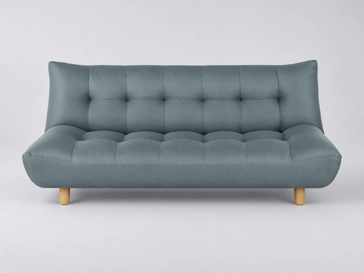 Canapé Cloud Maisons du Monde, 2 places droit convertible, coloris vert d'eau