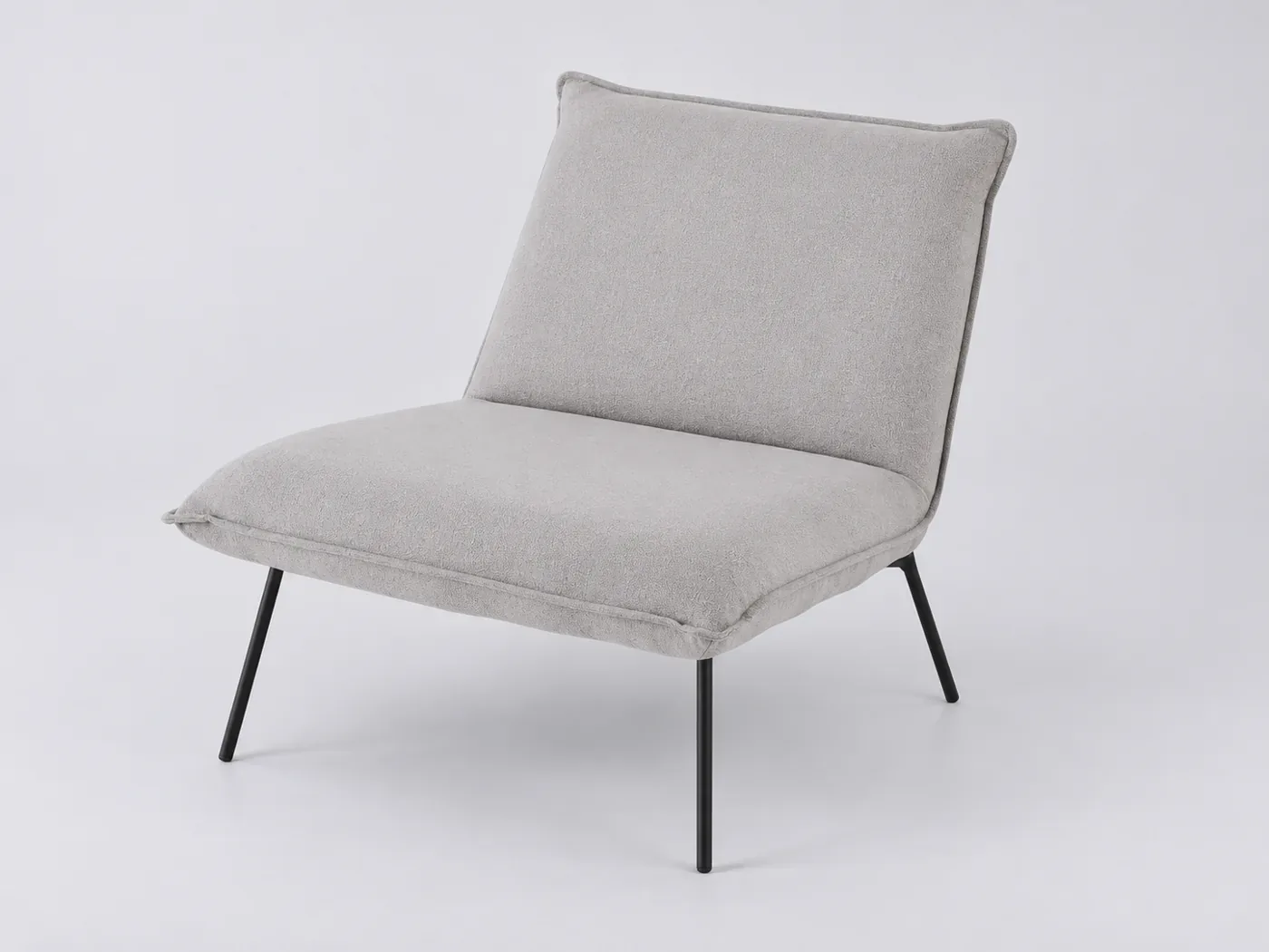 Fauteuil Sam Maisons du Monde, fauteuil, tissu, coloris fauteuil gris clair