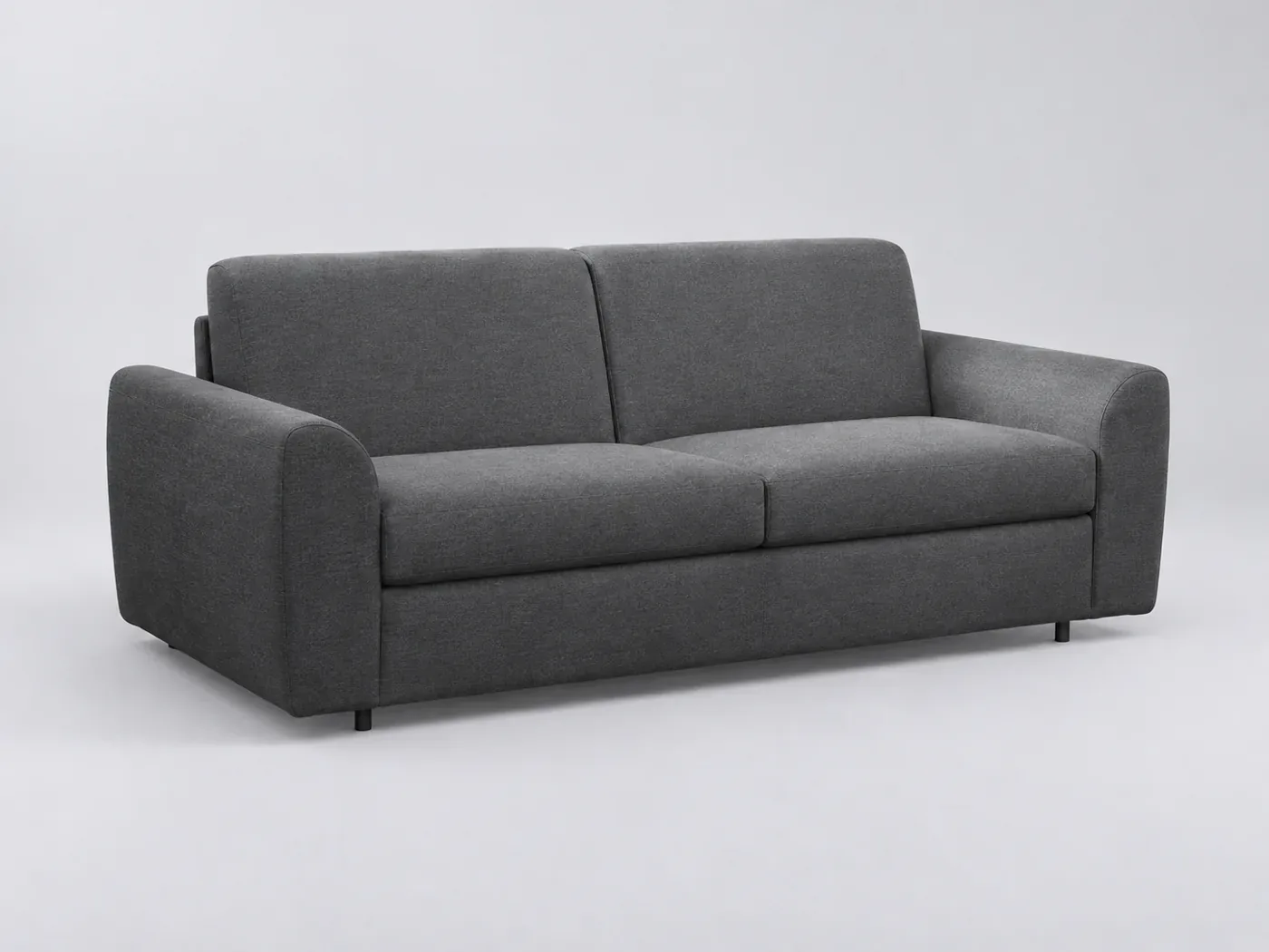 Canapé Clayve But, 3 places droit convertible, coloris blanc