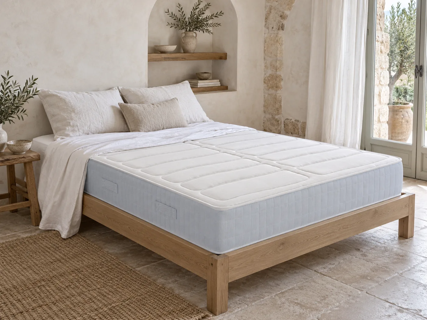 Matelas Ben Miliboo en situation dans une chambre