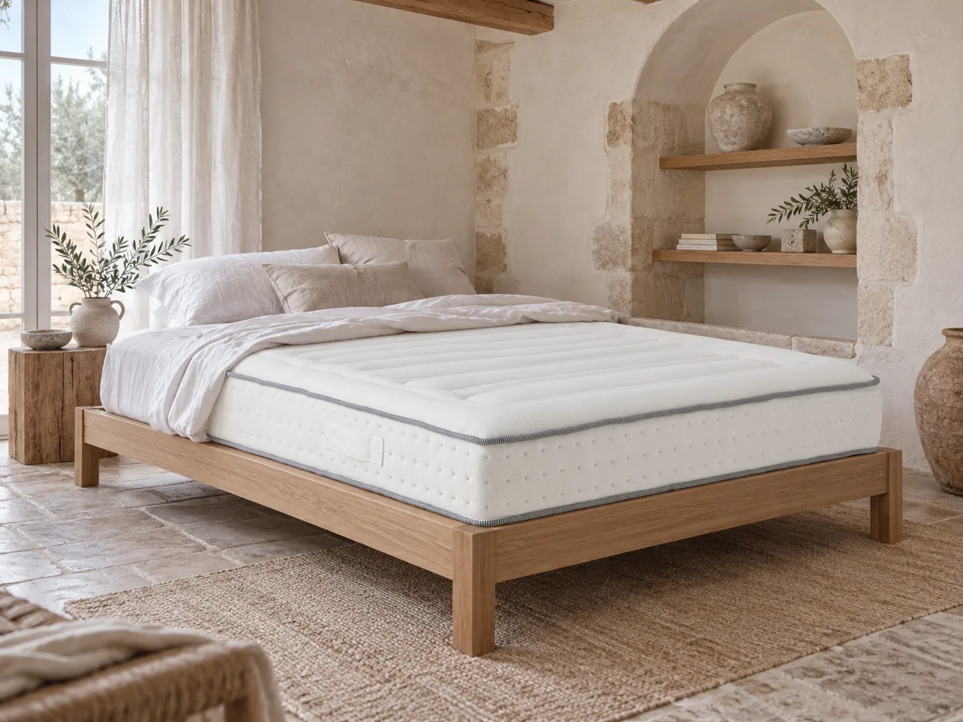 Matelas Ernest Camif en situation dans une chambre