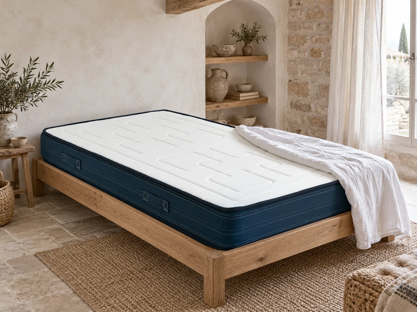 Matelas Oliver Miliboo en situation dans une chambre