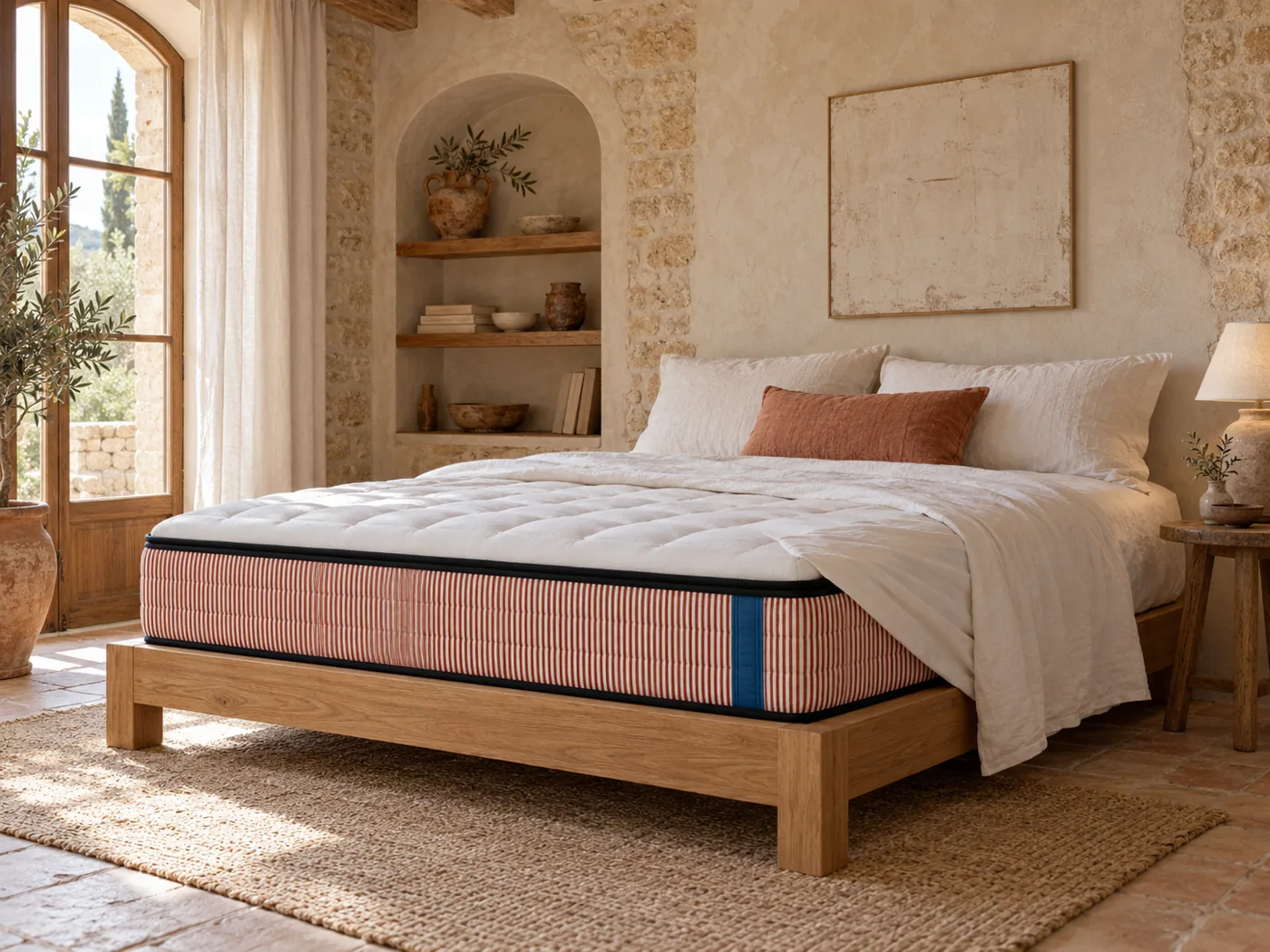 Matelas Signature Tediber en situation dans une chambre
